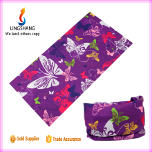 Ningbo tatouage en microfibre sans soudure cou tube écharpe bandana